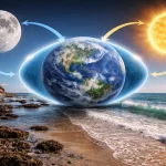 น้ำขึ้นน้ำลงเกิดจากอะไรและทำไมถึงเปลี่ยนไปมา